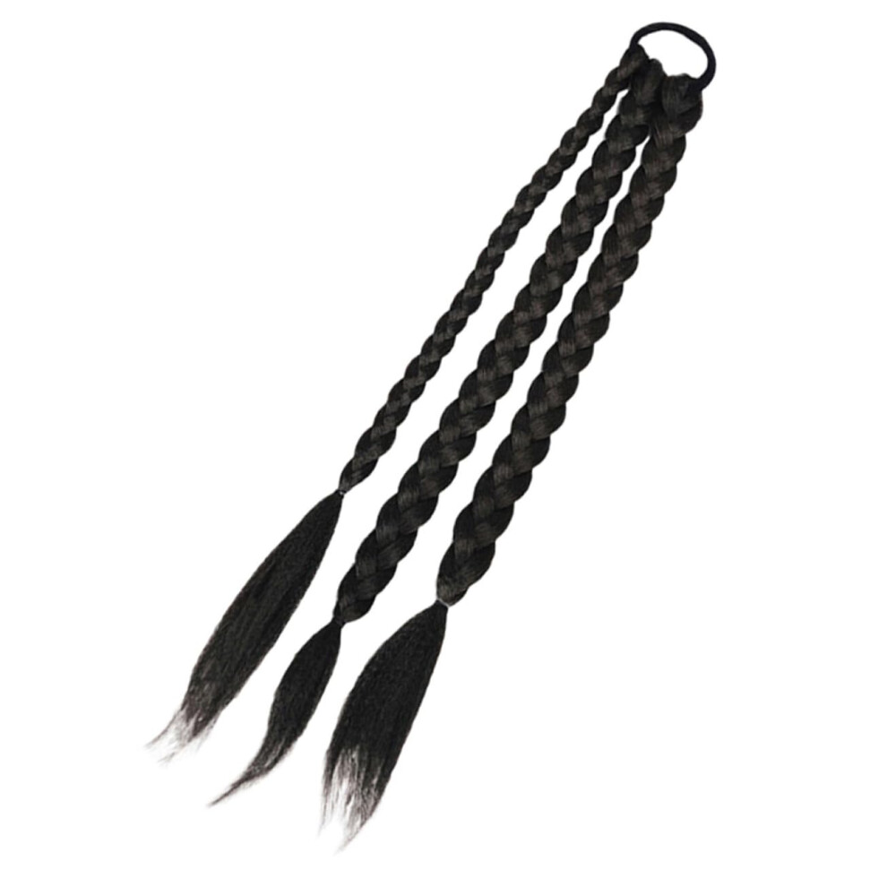 Braided Ponytail Extension High Temperature Hair Tie Synthetic Braided Hairpiece Daily Use Cosplay Occasions