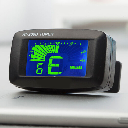 Compact Black Multiple Use Electronic Guitar Ukulele Violin Tuner 2