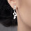 1 Paire De Boucles D'oreilles Pendantes Musical Pour 8