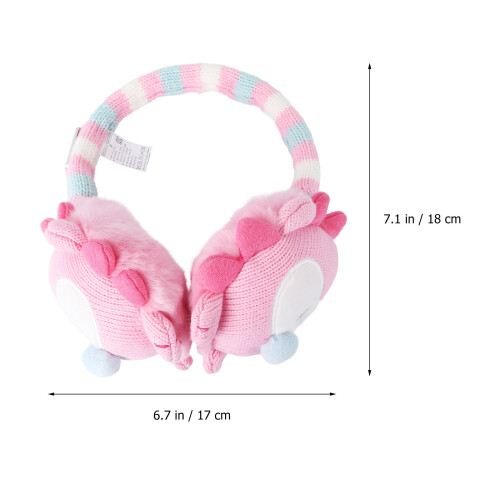 Moufles D'hiver En Motif De Animé (Rose) 1