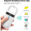 Microchip Scanner For Pets Bluetooth 4.0 OLED Display Stores 128 Data Records For Small Animal Management 5