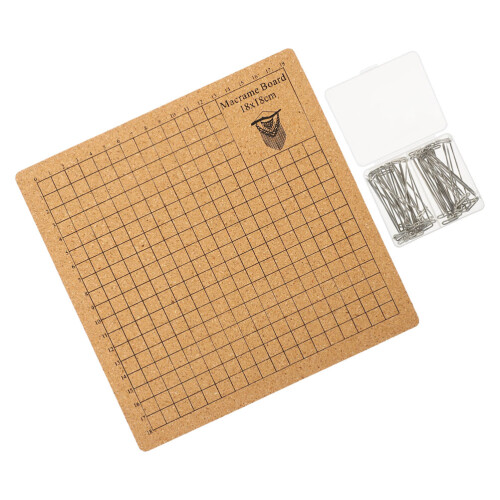 Juego De Tablero De Cuadrícula Macramé Y Para Pulseras