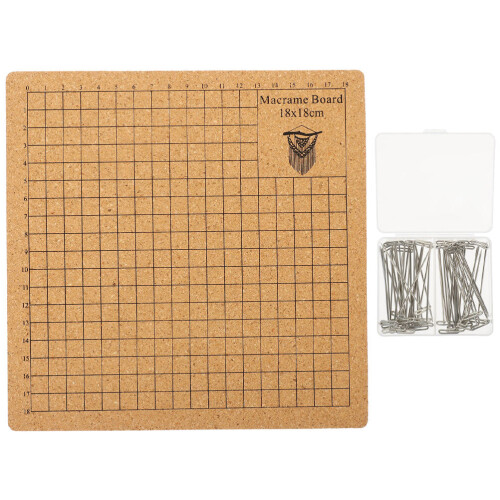 Juego De Tablero De Cuadrícula Macramé Y Para Pulseras 2