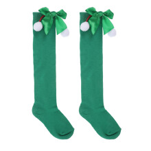 Un Par De Calcetines De San Para Niños Con Lazos