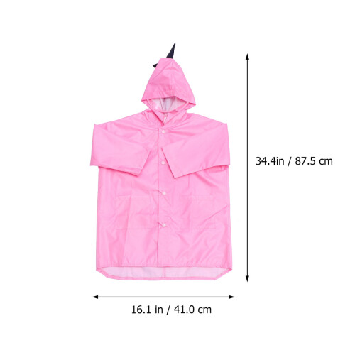 1 Kids Impermeable Con Borde Rosa Xl 1