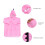 1 Kids Impermeable Con Borde Rosa Xl 3