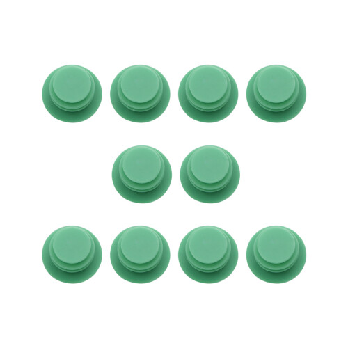10 Pièces Bouchons De Guidon Pour Route En Pvc Vert