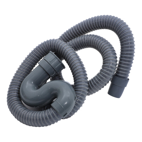 Drain Hose 2M Extension For Wash Basin Dishwasher Dark Grey
