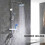 Shower Head Holder Abs 1set 3.5x2.4x2.8in 10