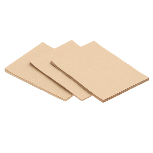 100 Folhas A5 Pautadas Kraft Vintage Para Escrita 1