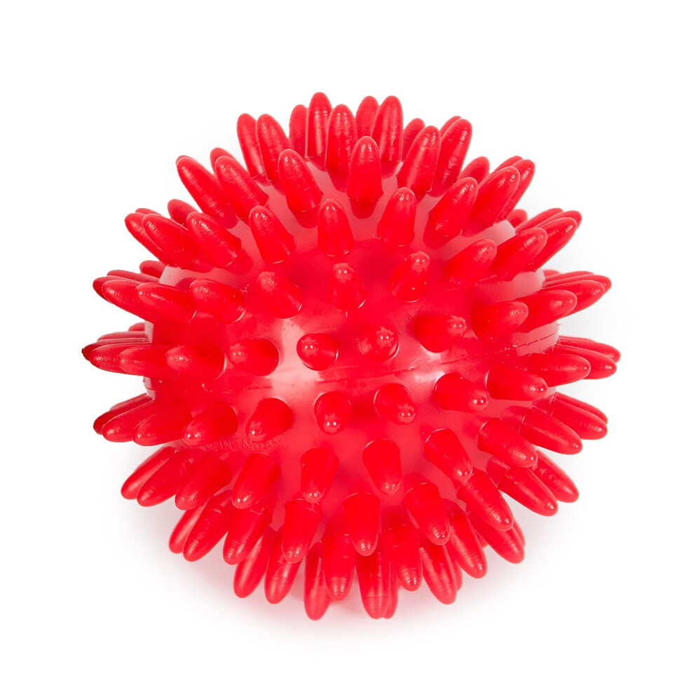 Red Spikey Massage Ball 7Cm Therapeutic Accessories For Trigger Point Therapy Myofascial Release Plantar Fasciitis
