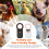 Pet Microchip Reader Scanner 2.4G/BT Wireless RFID Handheld Scanner OLED Display ISO11784/85 FDX-B EMID 128-Data White 4