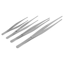 4 Stuks RVS Pincet Antislip Verdikte Pincet Gezandere Tip Pincet