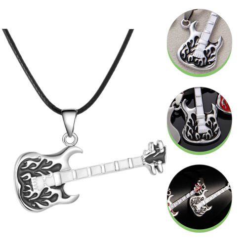 Guitarre Pendentif De Clavicule Pour Musicien 1