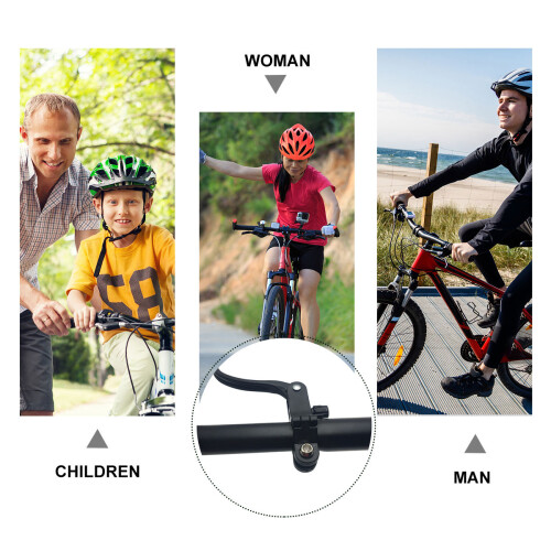 1 Paire Levier Alliage Aluminium Durable Noir 2