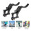 1 Paire Levier Alliage Aluminium Durable Noir 5