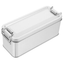 Box Cookie Tins Metal With Lids 15.5x6 cm Silver Empty Cans for Biscuits Tea Cookie Jars Cake Storage