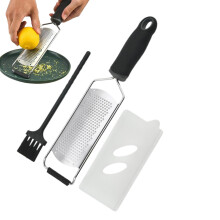 Hand Cheese Grater Heavy Duty Rustproof With Non-Slip Handle Lemon Zester Grater Ergonomic Potato Zester Tool