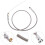 Kit Câble Accélérateur Et Câble Starter Pour 5