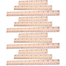 12Stk Multi-Funktions Holzlineale Bunt Für Und Künstler