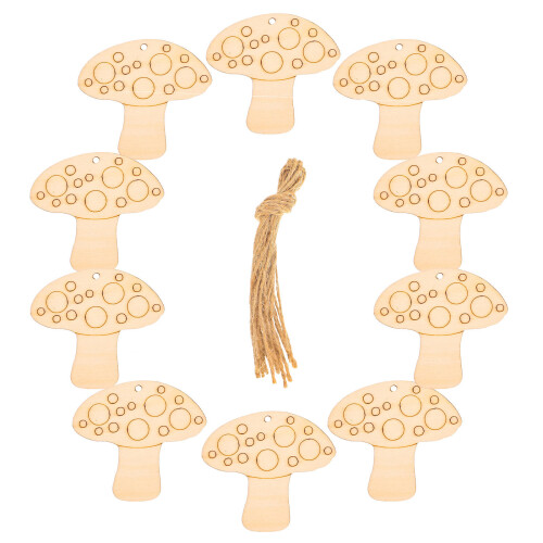 10 Pièces Décorations En Forme De Champignon Décor Suspendu