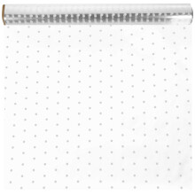 1Rouleau Cellophane Transparent Motif Pointillé Pour Emballer Fleurs