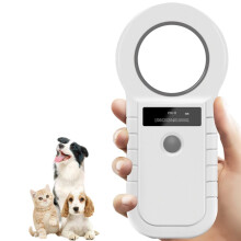 Portable Pet Microchip Scanner USB Powered Handheld Reader 0.91in OLED Stores 128 Records Uploads To PC Dogs Cats Pigs