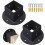 Post Flange Bases 2 Pcs Weather Resistant For 2x2 Square Posts For Outdoor Structures 2
