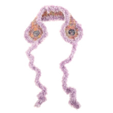Knit Oorwarmers Met Afwerking Winter Gebruik
