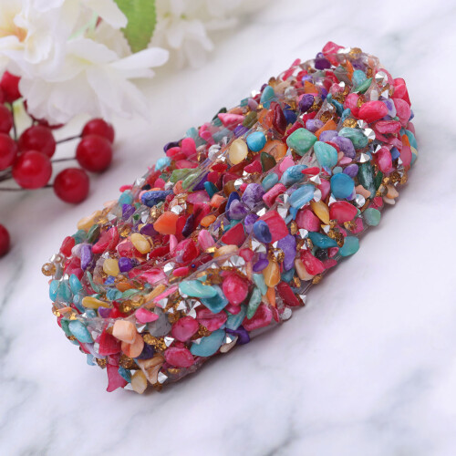 1 Metro De Com Strass E Concha Largura 2 Cm 2