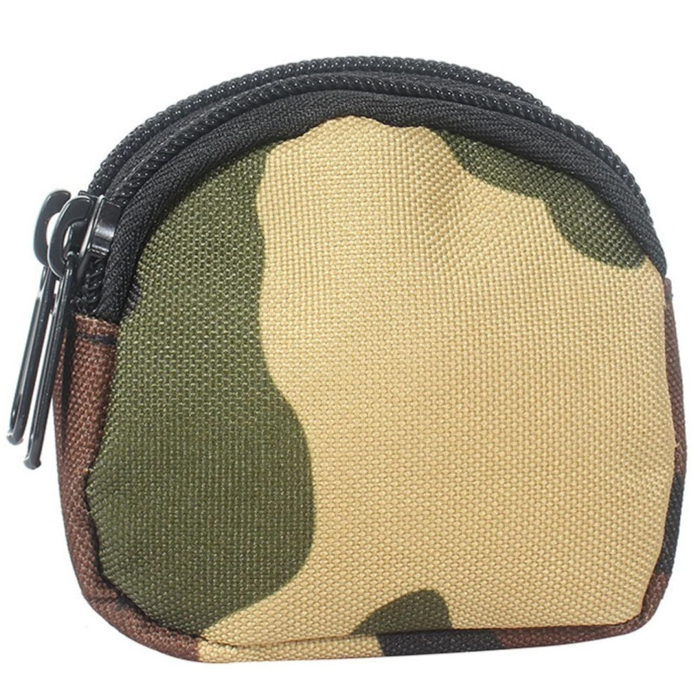 Tactical Compact EDC Bag Jungle Camouflage, Standard Size, Zipper Pocket Organizer, Key Chain Wallet For Men-image-OPC-PMC68SN-NEW