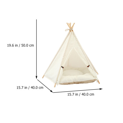 1 Refugio Para Mascotas Tienda Triangular Para 1