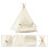 1 Refugio Para Mascotas Tienda Triangular Para 10