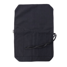 1 Bolsa Enrollable De Lona Para Chef Profesional (Negro)