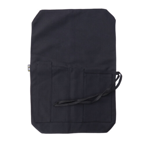 1 Bolsa Enrollable De Lona Para Chef Profesional (Negro)