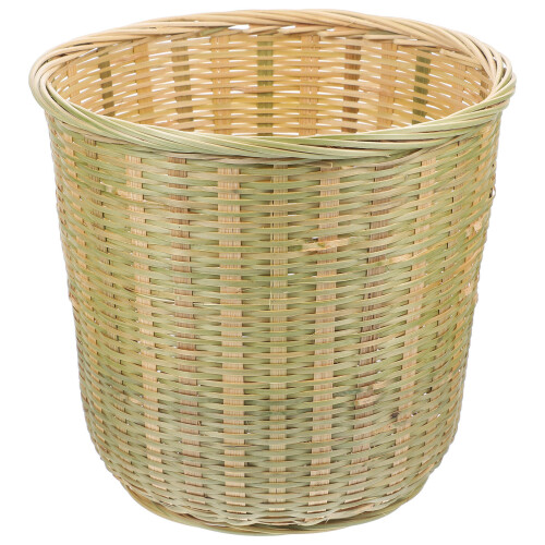 Cesta De Almacenamiento De Bambú Tejida Multifuncional Para Hogar 2