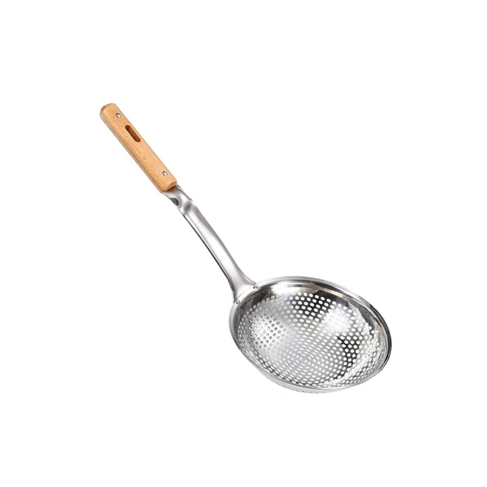 Spoons Mesh Spoon Strainer With Even Holes, Anti-Slip Handle, Stainless Steel Colander, Kitchen Filter Utensils (M)-image-OPC-PMC6BRS-NEW