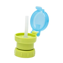 Spill Bottle Cover With Straw Lightweight Travel Lid Non-Spill Cap For Juices And Sodas Fits Most Sippy Cups
