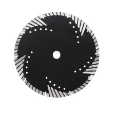 Diamond Cutting Disc 180mm Hot-Pressed Diamond Turbo Saw Blade Slant Protection Teeth For Stone/Concrete 7-Inch 1-Piece