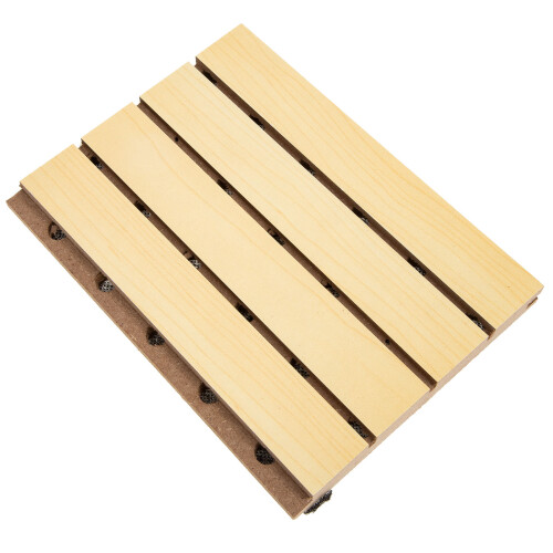 Panel Aislamiento Acústico Pared, Absorción Sonido, Tablero Madera