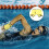 1 Paire De De Natation Avec Pour 4