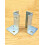 Galvanizing Adjustable Fence Post Holder, Galvanized Steel Post Base, Outdoor Pillar Stand, Deck Railing Brackets, 2 Pack 5