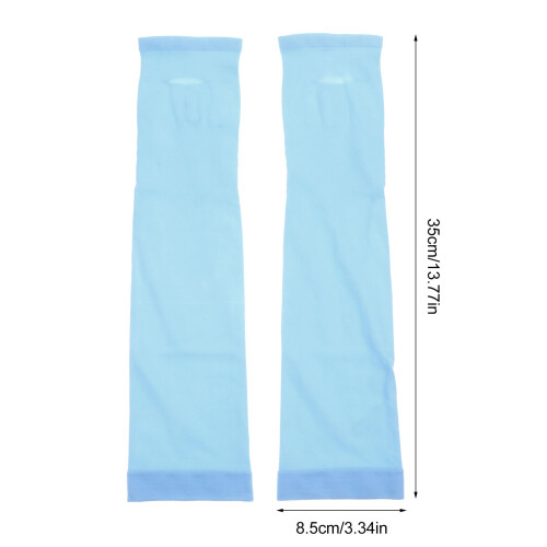 6Paare Elastische Sonnenschutz Ärmel Aus Nylon Fürs Training 1