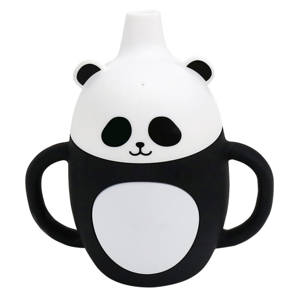 Unbreakable Silicone Sippy Cup With Dual Handles Spill Training Cup Soft Flexible Material For Water Juice Milk & Snacks