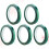 5Pcs Verde 8Mm X 33M Para Alta Temperatura 6