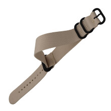 1 Pièce Bracelet De En Nylon 24 Mm Beige Ajustable