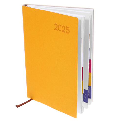 Agenda Universitaire 2025 Mois En Cuir Pu Rigide A5