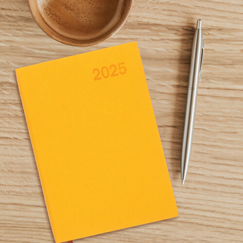 Agenda Universitaire 2025 Mois En Cuir Pu Rigide A5 2