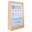 1St Menuhouder En Prijs Display Stand Voor Supermarkt 10