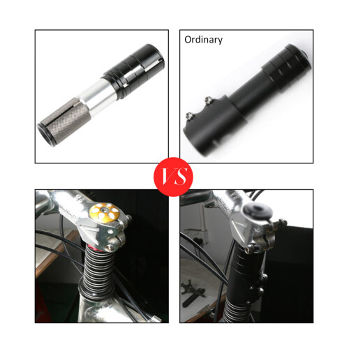 Fourche De Guidon Élévateur En Alliage D'aluminium Noir Pour 1